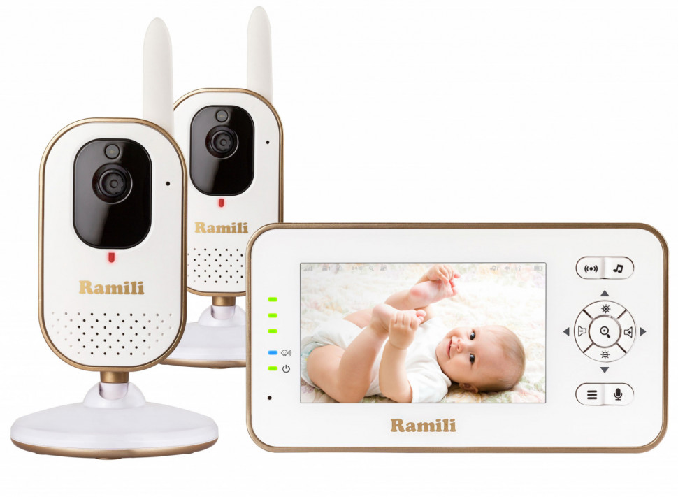 Видеоняня Ramili Baby RV350X2 (в комплекте 2 камеры) Видеоняня Ramili Baby RV350X2 (в комплекте 2 камеры)