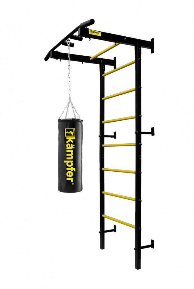Профессиональная шведская стенка Kampfer Antares Powerful (черный/желтый) Профессиональная шведская стенка Kampfer Antares Powerful (черный/желтый)