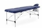 Стол массажный складной (переносной) алюминиевый JFAL01A 3-секционный синий Стол массажный складной (переносной) алюминиевый JFAL01A 3-секционный синий