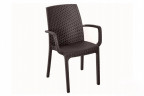 Стул B:rattan INDIANA с подлокотниками, коричневый Стул B:rattan INDIANA с подлокотниками, коричневый