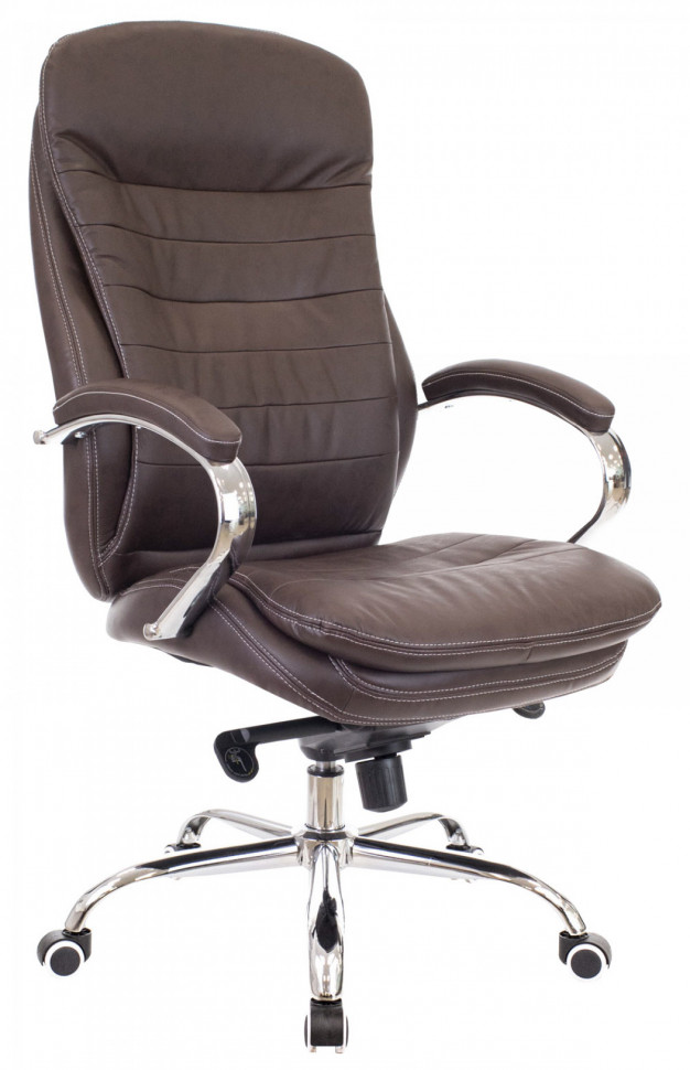 Кресло Everprof Valencia M Экокожа Коричневый  Кресло Everprof Valencia M Экокожа Коричневый