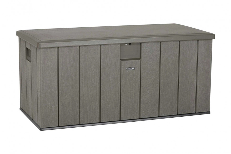 Сундук пластиковый WoodLook, 570 л, серый Сундук пластиковый WoodLook, 570 л, серый