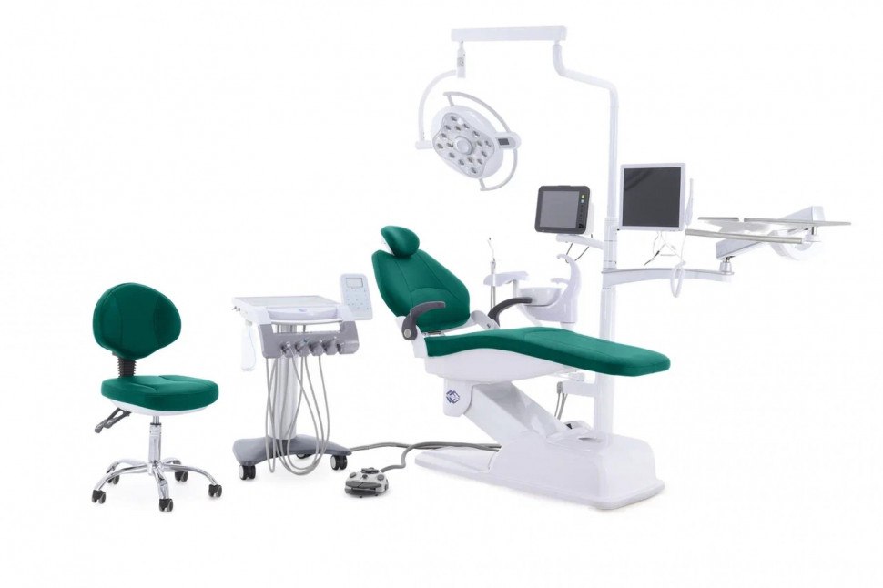 Стоматологическая установка CQ-219-I (СО-010М-01) зеленый  (Implant) Стоматологическая установка CQ-219-I (СО-010М-01) зеленый  (Implant)