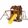 Детский игровой комплекс Newsunrise с винтовой горкой-трубой, рукоходом Детский игровой комплекс Newsunrise с винтовой горкой-трубой, рукоходом