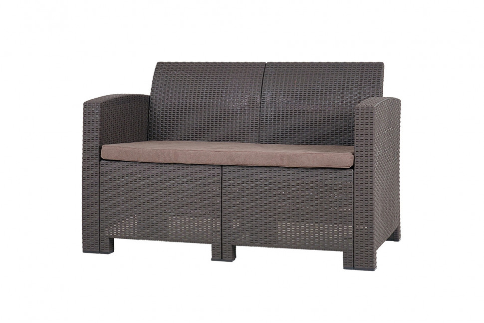 Arizona b:rattan, Диван двухместный, венге (2-х местная подушка) Arizona b:rattan, Диван двухместный, венге (2-х местная подушка)