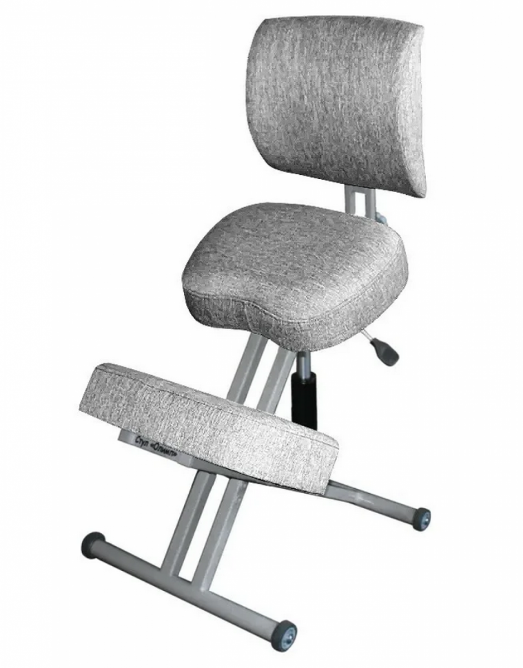 Стул коленный эргономичный "ОЛИМП" СК-2-2Г цвет белый (корпус белого цвета) Стул коленный эргономичный "ОЛИМП" СК-2-2Г цвет белый (корпус белого цвета)