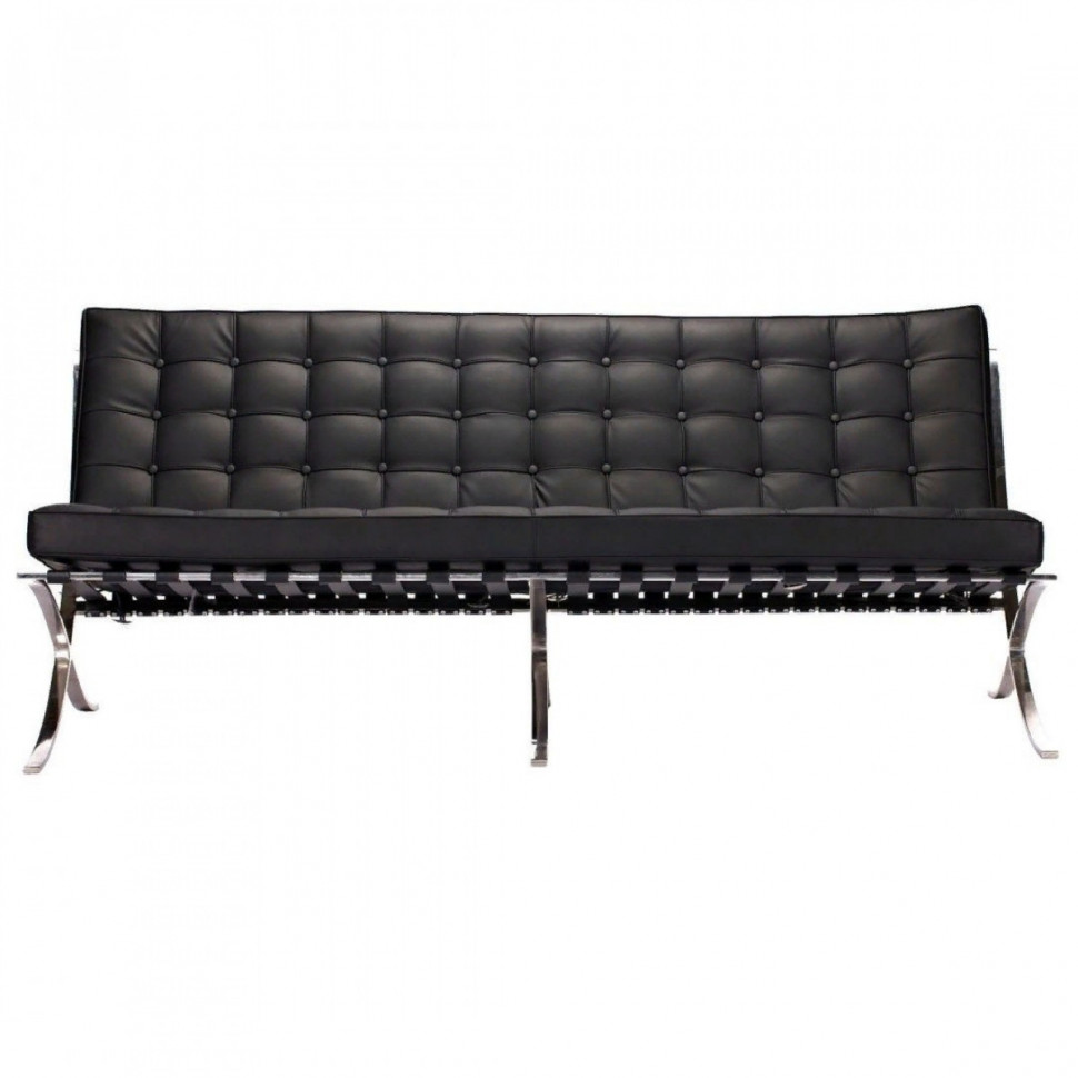 Диван Everprof Barcelona-3 Экокожа Черный Диван Everprof Barcelona-3 Экокожа Черный