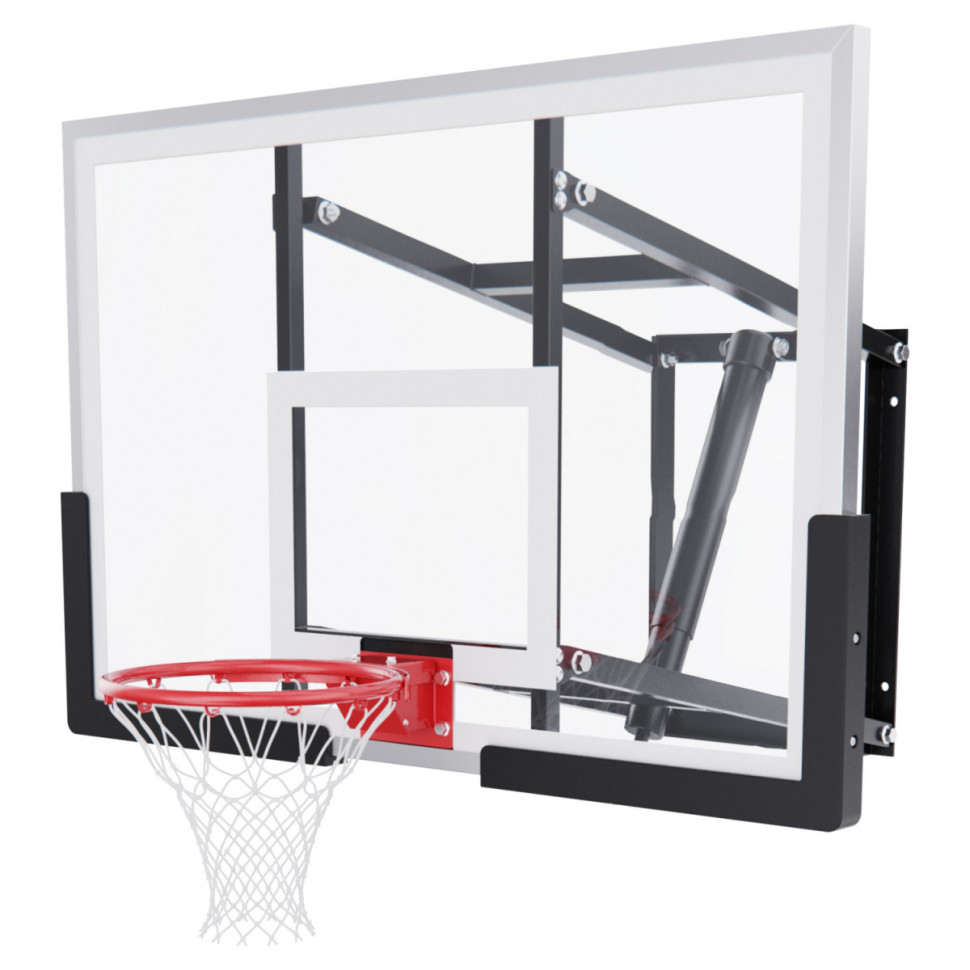 Баскетбольный щит DFC со съёмным регулятором высоты, стекло 6 мм, 120 х 80 см Баскетбольный щит DFC со съёмным регулятором высоты, стекло 6 мм, 120 х 80 см