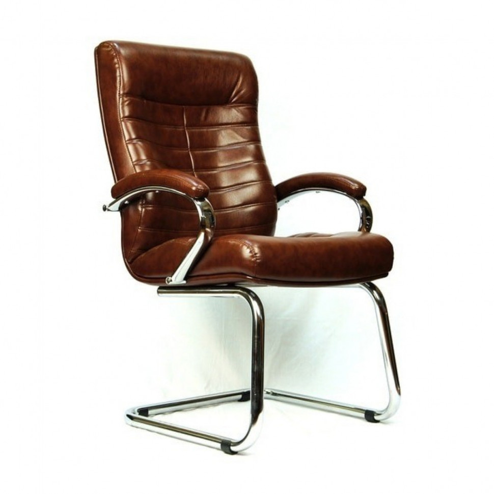 Кресло Everprof Orion CF Экокожа Коричневый Кресло Everprof Orion CF Экокожа Коричневый