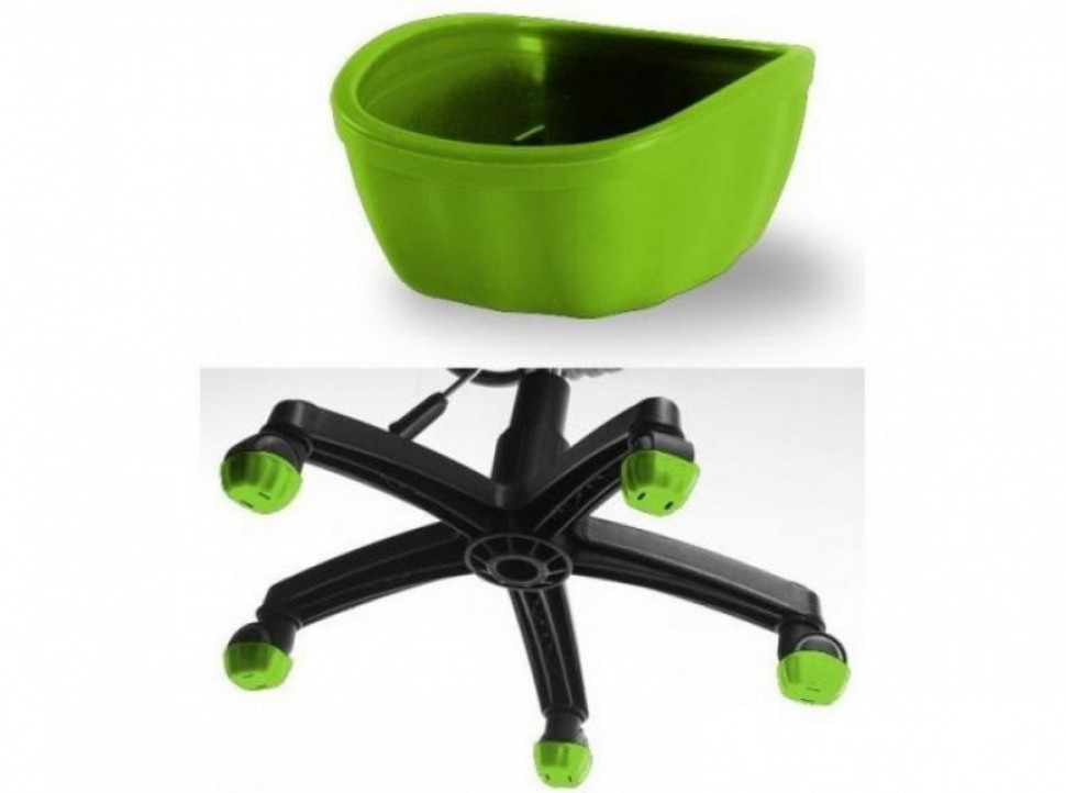 Стопоры для колес SY-0817-GN (5 штук), для блокировки движения кресла Стопоры для колес SY-0817-GN (5 штук), для блокировки движения кресла