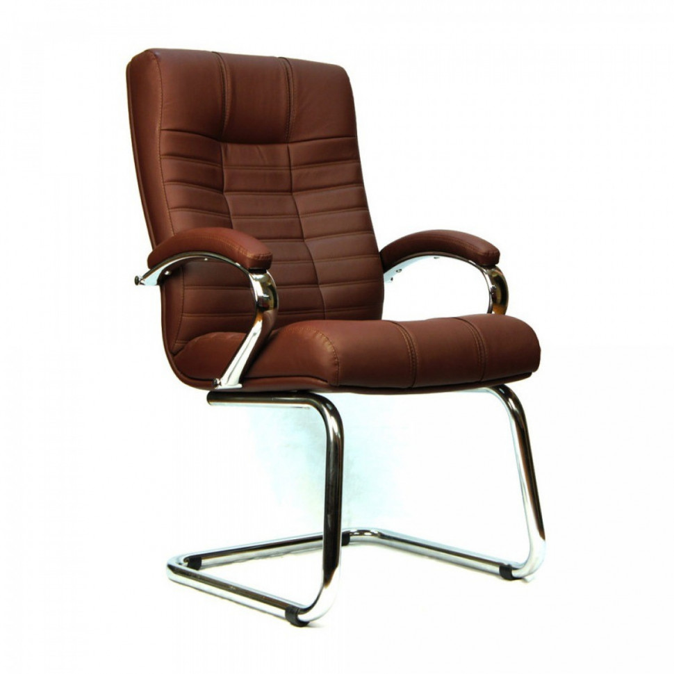 Кресло Everprof Atlant CF Экокожа Коричневый Кресло Everprof Atlant CF Экокожа Коричневый