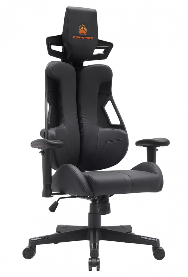 Кресло Everprof Serval Q Экокожа Черный Кресло Everprof Serval Q Экокожа Черный